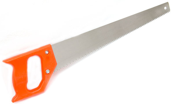 hacksaw on a white background