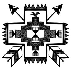 Native American style ornament