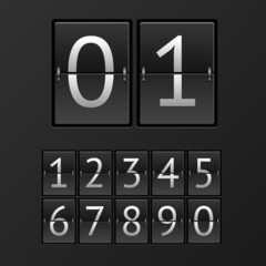 Vector mechanical timetable numbers