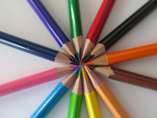 Fototapeta premium Coloured Pencils