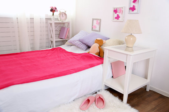 Beautiful Pink Girls Bedroom