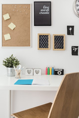Well arranged desk
