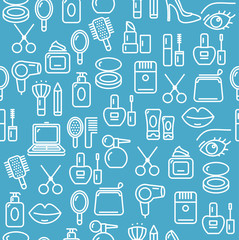 Vector Beauty Outline Concept 