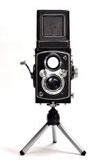 Antigua cámara fotográfica de medio formato