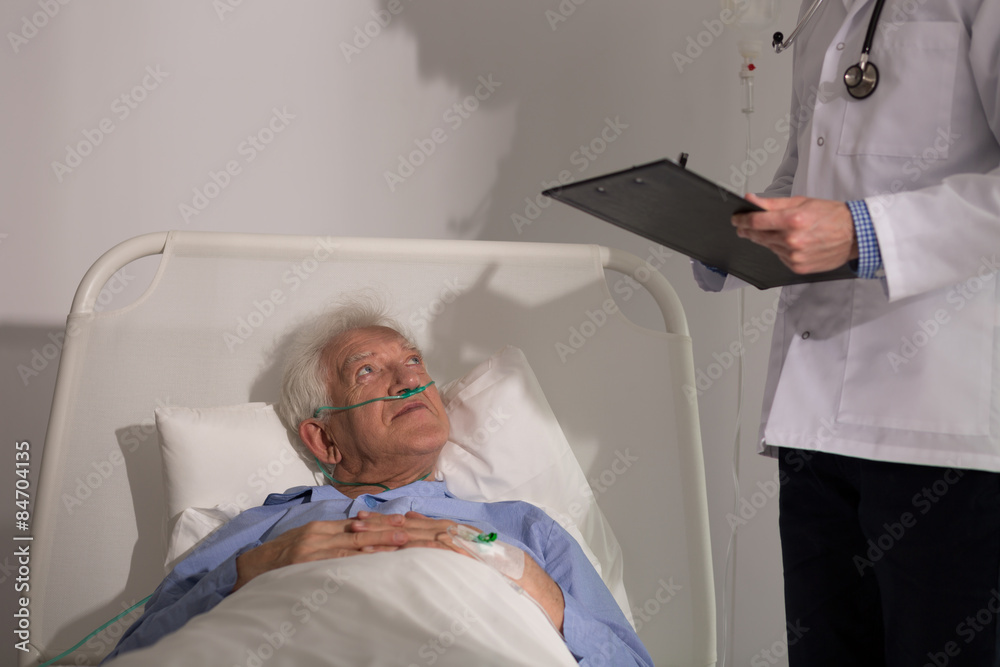 Canvas Prints doctor diagnosing patient