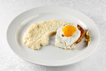 Cutlet and egg