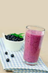 blueberry smoothie