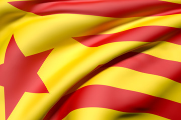 Obraz premium catalonia flag