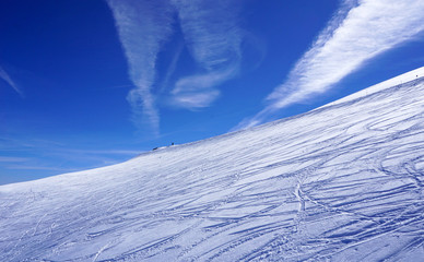 Titlis skiing snow mountains
