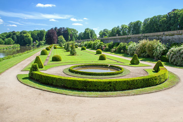 Les jardins du château du Lude, Le Lude, Sarthe