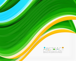 Abstract realistic solid wave background