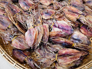 Dried squid / Traditional thai food 