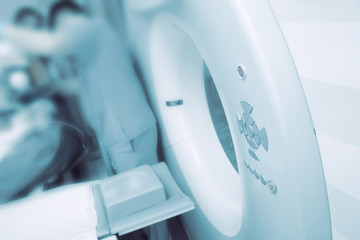 Medical examination using modern CT scanner