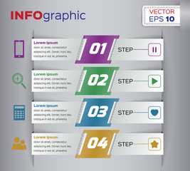 Web elements infographic - business design vector illustration