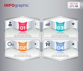 Web elements infographic - business design vector illustration