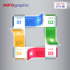 Web elements infographic - business design vector illustration