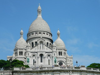 Fototapeta na wymiar La Basilique du Sacre Coeur in Paris, France. 