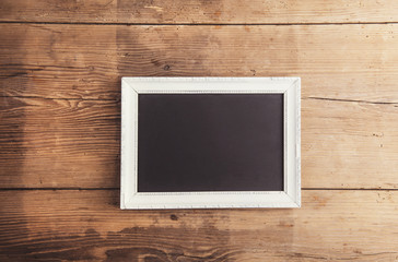 Fathers day composition - studio shot on wooden background