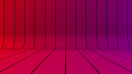 Glossy background with lines that curve upward