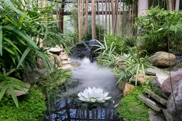 Abwaschbare Fototapete Yogaschule Zen Garten