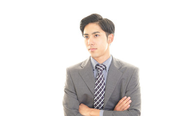 笑顔のビジネスマン