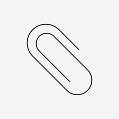 Binder Clip line icon