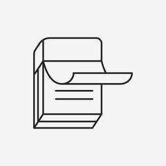 office files line icon
