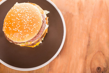 .Fast food ,hamburger cheese
