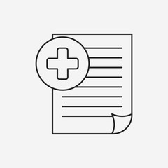 office files line icon