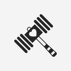 toy hammer icon