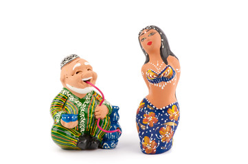 National uzbek figurines (souvenirs hand-made)