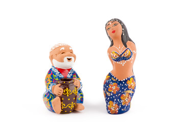 National uzbek figurines (souvenirs hand-made)