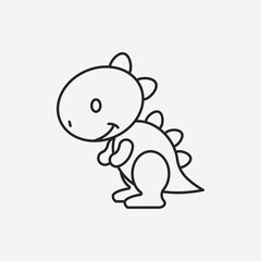 toy dinosaur icon