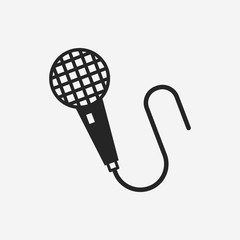 birthday party music microphone icon