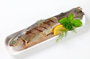 Grilled trout