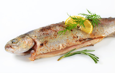 Grilled trout