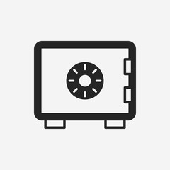 money safety box icon