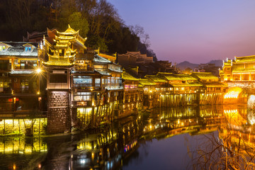 Fototapeta na wymiar Fenghuang ancient town China