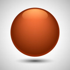 Ball shape design. Editable vector. Eps 10
