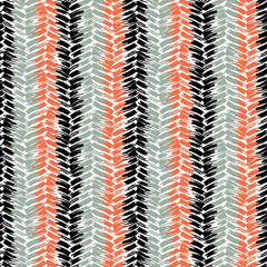 Seamless vector pattern, hand drawn brush textured image inspire