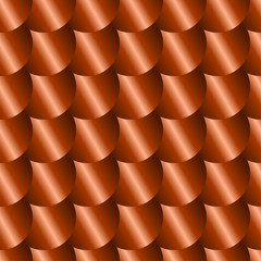 Seamless metal scale pattern. Editable vector. Eps 10