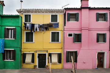 Farbenfrohe Häuser in Burano | Venezien