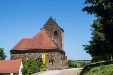 Fototapeta na wymiar Kirche in Hornbach