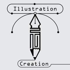 Design Symbol Illustration & Creation. Vector Illustration
