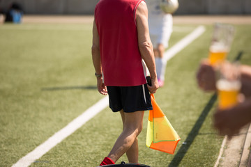 Fototapeta premium Linienrichter