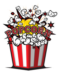 Popcorn vector illustration