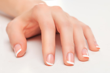 Beauty salon - nails - french manicure