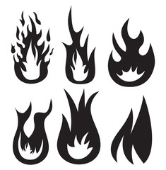 Fire vector icons