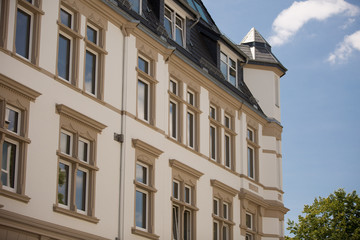 Fototapeta na wymiar Wohnung // Hausfassade in Deutschland