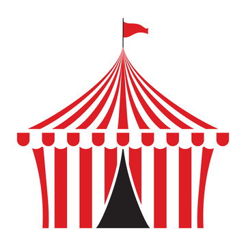Circus tent vector illustration